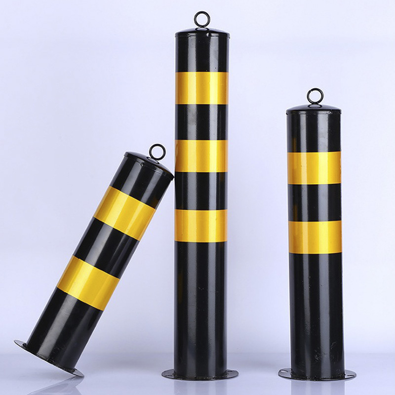 Columna de advertencia fija para tráfico por carretera de 500 mm de altura
